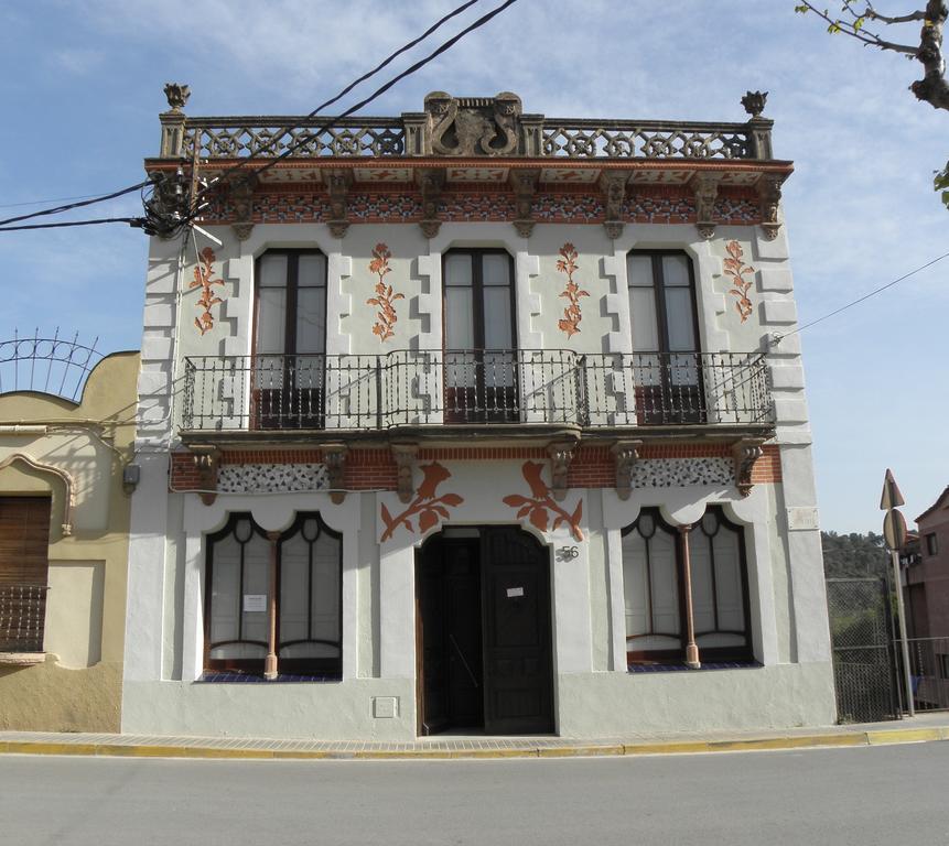 Hostal Cal Pla Sant Llorenç Savall Kültér fotó