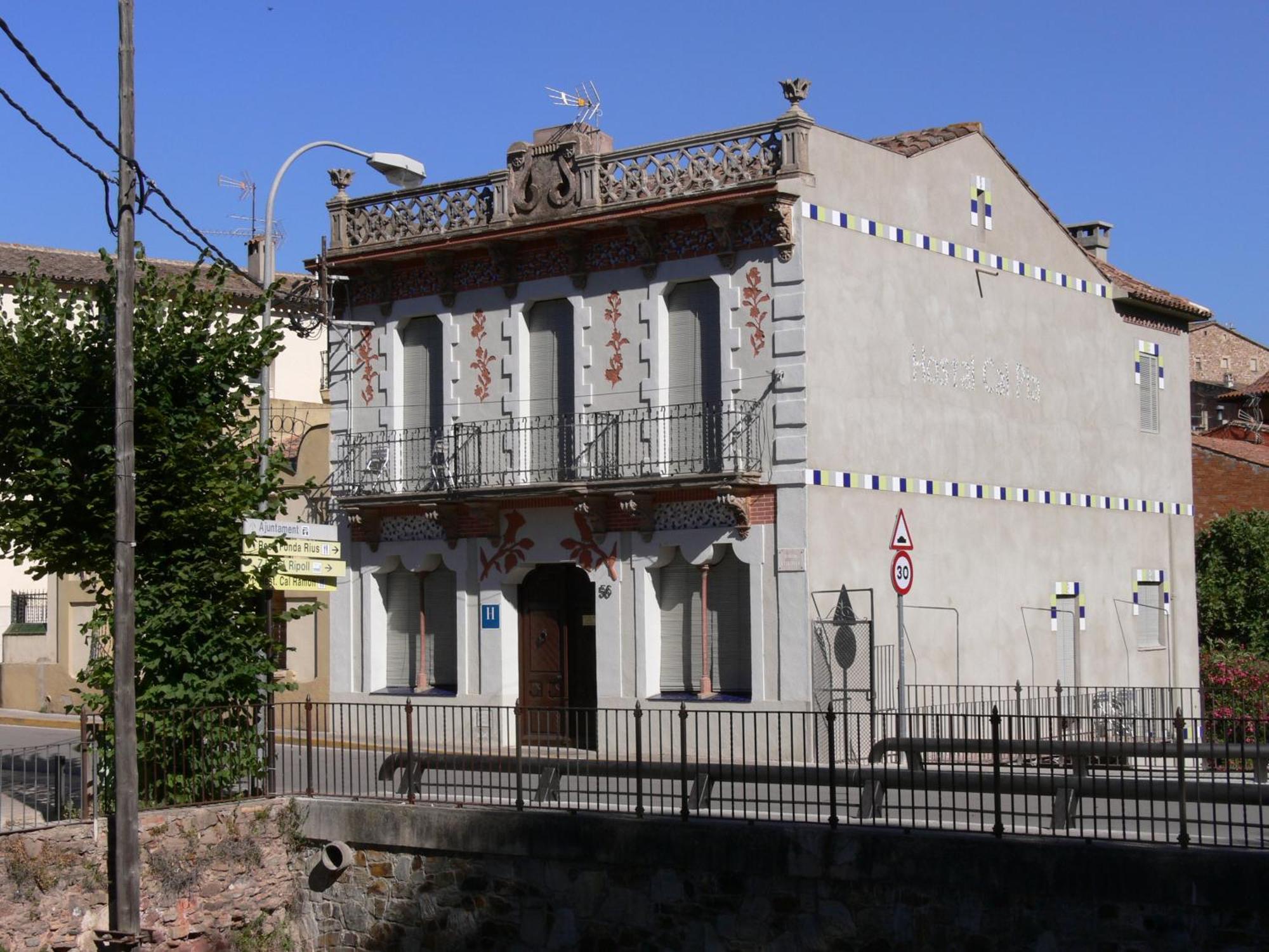 Hostal Cal Pla Sant Llorenç Savall Kültér fotó